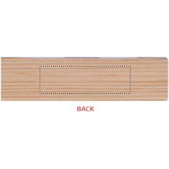 Set de cartas y dados en caja de madera | Trasero | 50 x 15