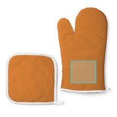 Set de cocina con agarrador y manopla | ZONA1 | 100 x 100