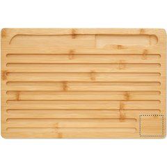 Set Corte Bambú para Pan con Cuchillo  | BOARD SIDE 1 | 50 x 45