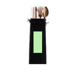 Set Cubiertos Inox de 5 piezas | Funda cara B | 40 x 100