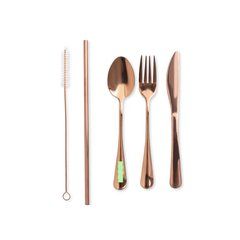 Set Cubiertos Inox de 5 piezas | En el mango de una cuchara | 25 x 6