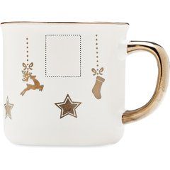 Set Desayuno Navideño de Cerámica 4pzs | Lateral Derecho | 25 x 30