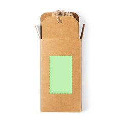 Set Etiquetas Kraft con Cordón Yute 10pcs | Caja de presentación | 30 x 50