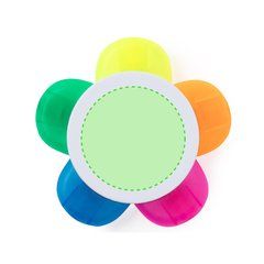 Set Flor Marcadores 5 Colores | Area 5