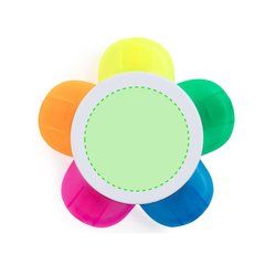 Set Flor Marcadores 5 Colores | Area 6