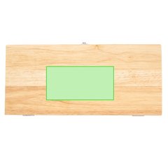 Set Herramientas 19 Accesorios en Estuche de Bambú | Centrado en la Tapa | 100 x 60