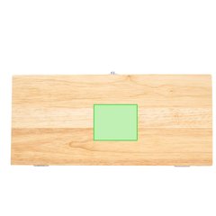 Set Herramientas 19 Accesorios en Estuche de Bambú | Centrado en la Tapa | 50 x 50