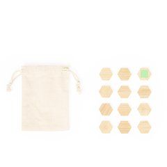 Set de imanes de bambú con bolsa de algodón | Area 5 | 12 x 12