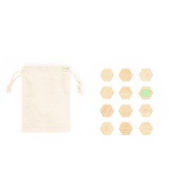 Set de imanes de bambú con bolsa de algodón | Area 8 | 12 x 12
