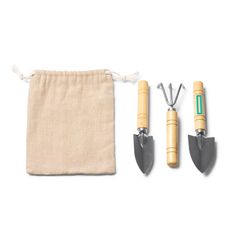 Set de jardinería con mango de bambú | ZONA1 | 30 x 6