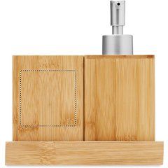Set para Lavabo Baño 3 Piezas Bambú | HOLDER SIDE 1 | 60 x 60