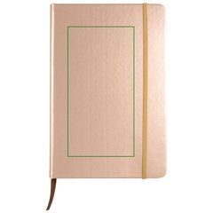 Set de libreta y bolígrafo color rosa | Libreta frontal | 75 x 160
