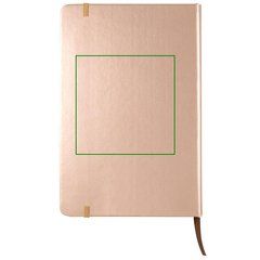 Set de libreta y bolígrafo color rosa | Libreta trasera | 100 x 100