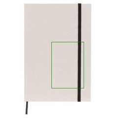 Set de libreta con lapiz infinito y botella sublimable | Libreta frontal | 70 x 150