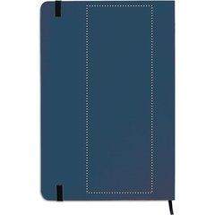 Set de libreta de tapa rígida con bolígrafo de aluminio 21 x 14 cm | Trasero | 70 x 200