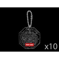 Set de llaveros laberinto 3D | Zona 1 | 20 x 7