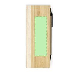 Set de Oficina en Bambú con Regla y Bolígrafo | Area 1 | 100 x 20