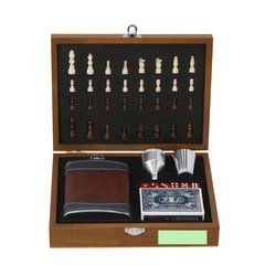 Set petaca con ajedrez | Area 1 | 70 x 20