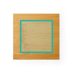 Set de posavasos de bambú con caja | ZONA2 | 80 x 80