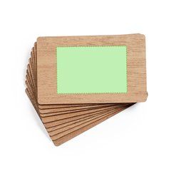 Set Tarjetas Madera Veteada | Caja de presentación | 60 x 40