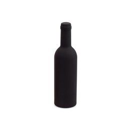 Set de vino 3 accesorios forma de botella mate Negro