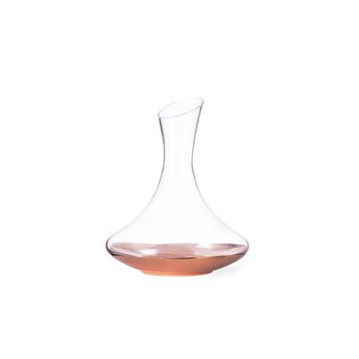 Set Vino con Decantador en Cristal Rosado