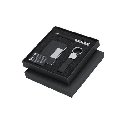 Set elegante en RPET negro bitono