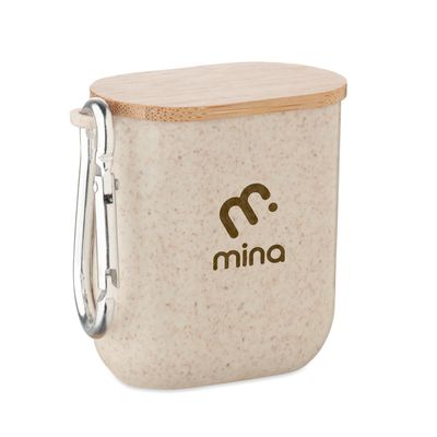 Set de cables en estuche con tapa de soporte