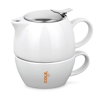 Set de Té 3 en 1 Cerámica/Inox