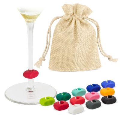 Set de 12 identificadores de copas