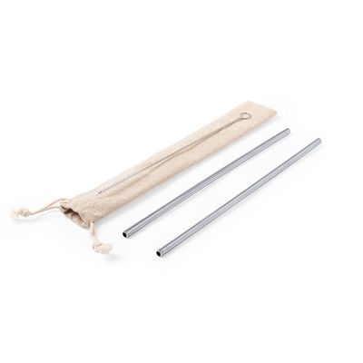 Set de Pajitas Inox Reutilizables