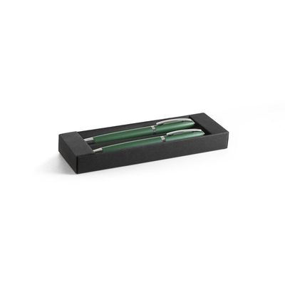 Set en aluminio reciclado de bolígrafo y roller