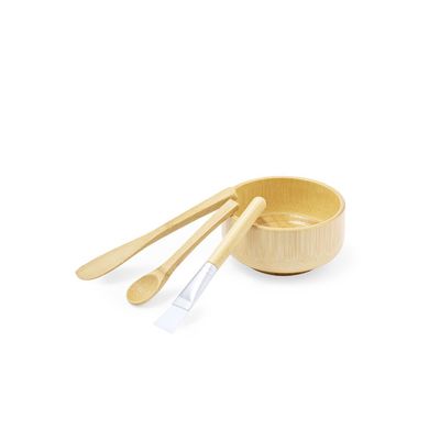 Set Mascarilla con Cuenco Bambú