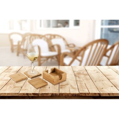 Set 4 Posavasos de Bambú