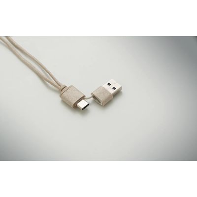 Set de cables en estuche con tapa de soporte