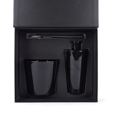 Set premium con vela y mikado aromática