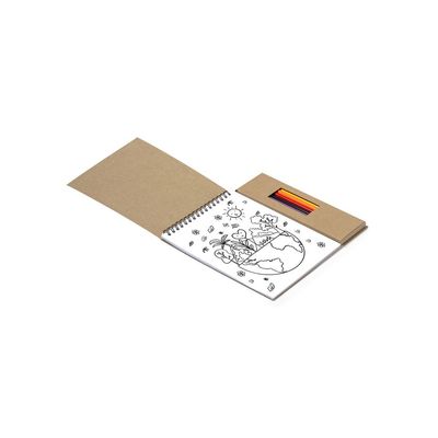 Set de lápices y bloc reciclado