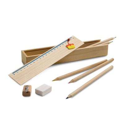 Set de Dibujo en Caja de Madera