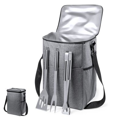 Set Barbacoa Nevera con 3 Accesorios