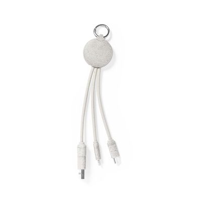 Set 3 Cables Carga en Caña de Trigo con Anilla