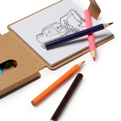 Set infantil con block y lápices