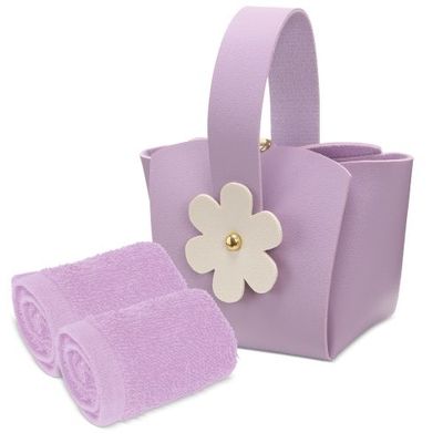 Set de 5 bolsitos con toalla