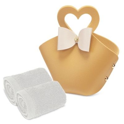 Set de 5 bolsitos con 2 toallas cada uno