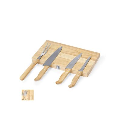 Set de 4 Cuchillos en Acero Inox