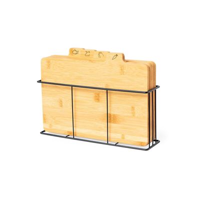 Set de 4 Tablas de Bambú