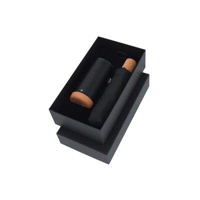 Set premium con vaso térmico y paraguas