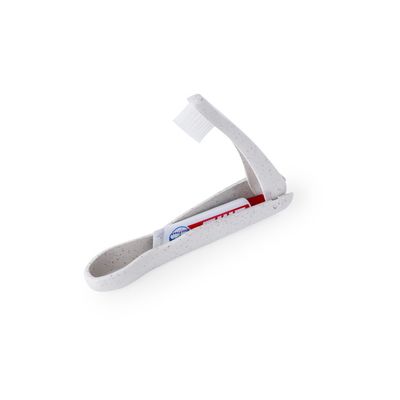 Set Dental Plegable con Cepillo y Pasta 6g