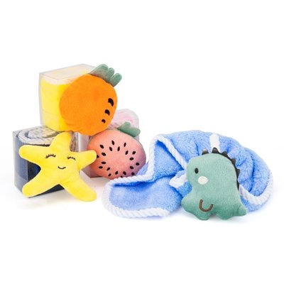 Set de 12 toallas con 4 diseños