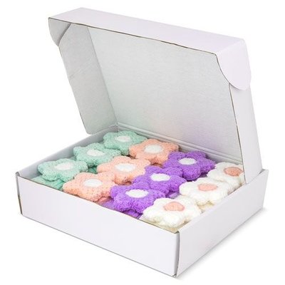 Set 12 toallas florales surtidas