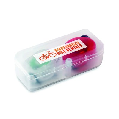 Set de 2 luces reflectantes blanca y roja